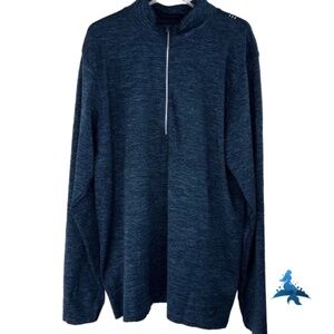 1200 lululemon Metal Vent Tech Midnight Half-Zip – XL – Blue